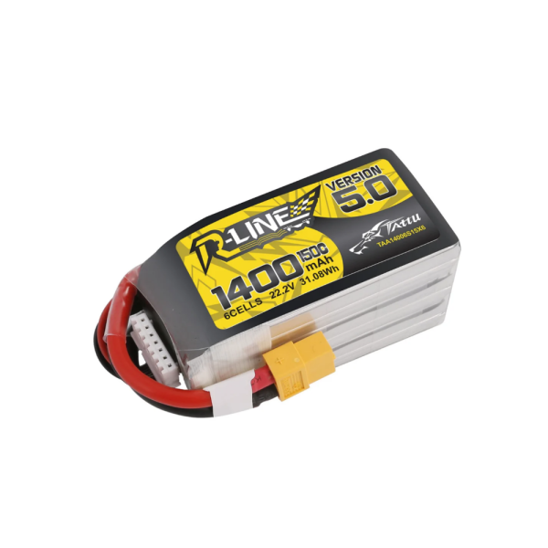 Аккумулятор Tattu R-Line V5.0 1400мАч 6S 150C LiPo (XT60)