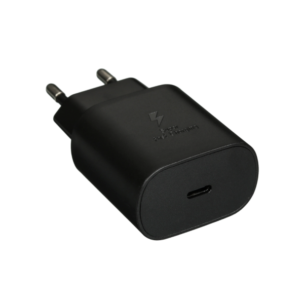 Сетевое зарядное устройство VLP FastWall charger USB-C PD PPS 25w Black 1071002
