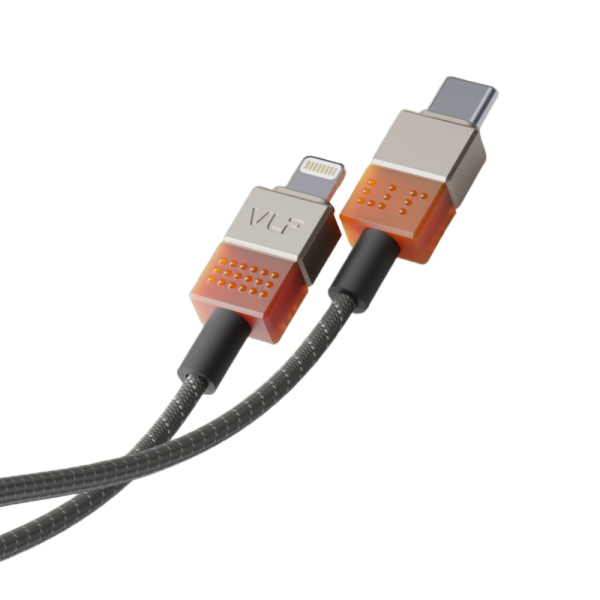 Кабель VLP NEO USB-C-Lightning 27w 1.5м Amber Gray 1037002