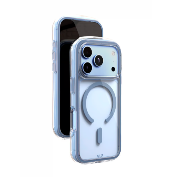 Накладка VLP 18 Pro Bubble Case Magsafe голубой 10541010