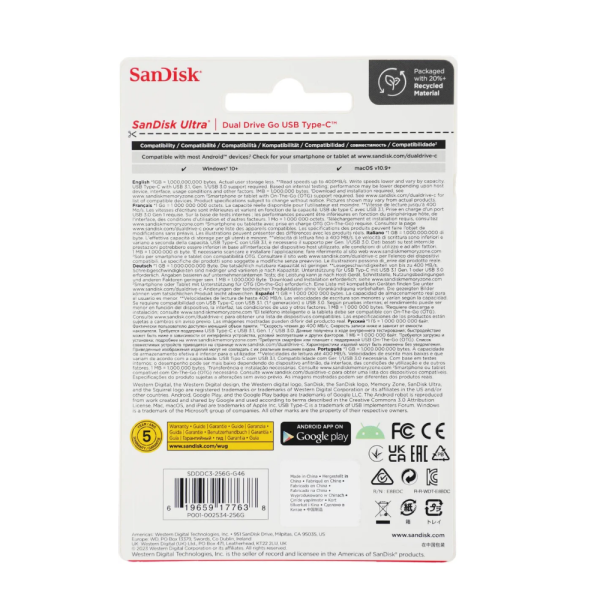 USB-Type-C Flash SanDisk Ultra Dual Drive Go