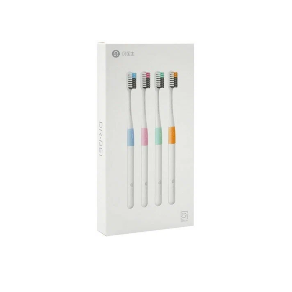 Набор зубных щеток Xiaomi Dr.Bei Colors 4шт