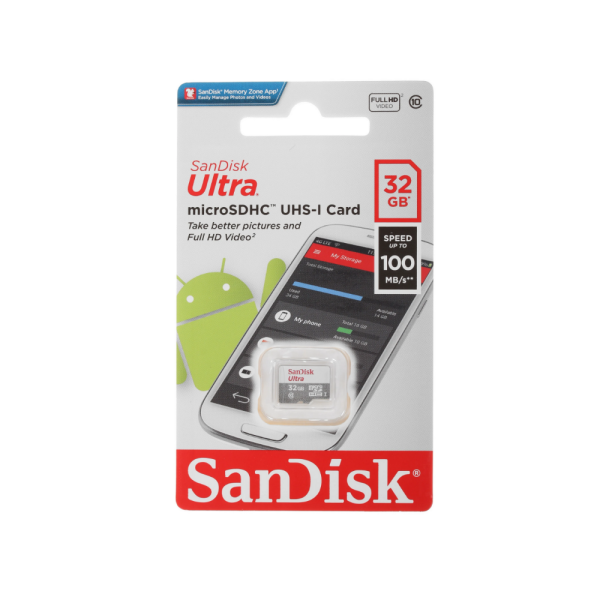 Карта памяти SanDisk Ultra Full HD Video Micro SD