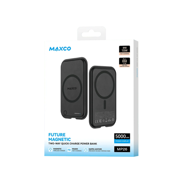 Портативный АКБ MAXCO MP26 Magnetic Two-Way Quick Charge Power Bank 5000mAh