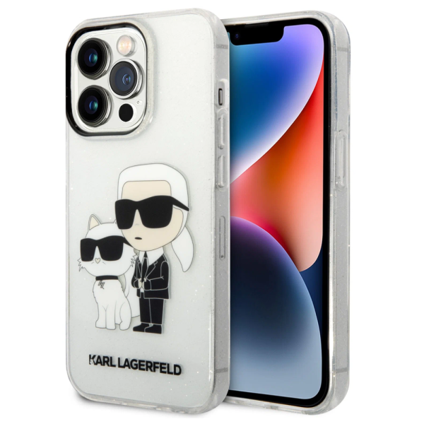 Накладка Lagerfeld 14 Pro PC/TPU NFT Karl & Choupette Hard Transparent 3666339087265/NL
