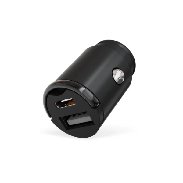 Автомобильное зарядное устройство VLP С-Power 45w USB-C+USB-A PD QC Black 1121003