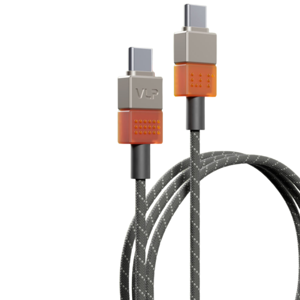 Кабель VLP NEO USB-C-USB-C 100w 1.5м Amber Gray 1037001