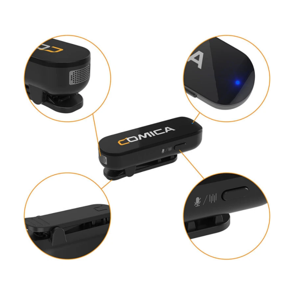 Беспроводной петличный микрофон Comica Vimo S