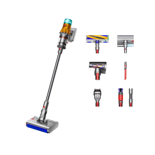 Вертикальный пылесос Dyson V12S Detect Slim Submarine Complete Yellow/Nickel (SV46)